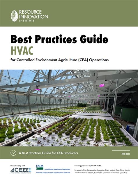 Controlled Environment Agriculture Hvac Best Practices Guide