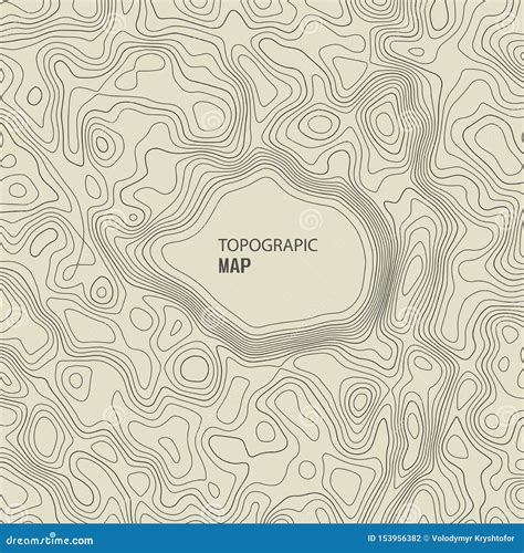 Topographic Map Lines Background Vector Illustration Foto De Archivo