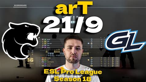 CSGO POV FURIA ArT 21 9 Vs GamerLegion Overpass ESL Pro League