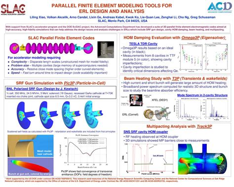 Parallel Finite Element Modeling Tools For Erl Design And Analysis