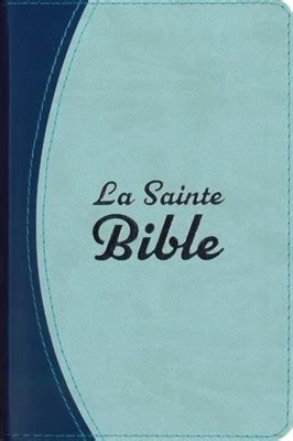 Bible Compacte Louis Segond révisée Modèle souple duotone bleu