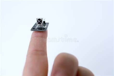 Tiny Microchip Finger Stock Photos Free Royalty Free Stock Photos