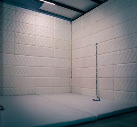 White Padded Room And Insane Asylum Standing Production Set