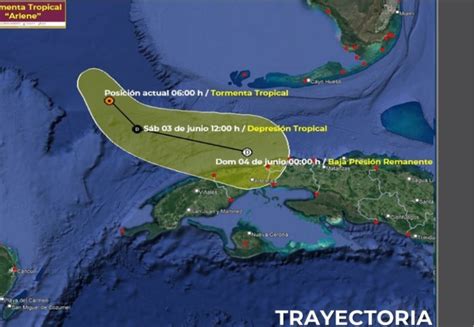 Clima En Canc N Nace Arlene Primera Tormenta Tropical De La Temporada