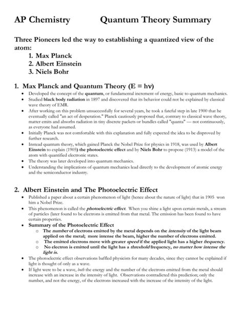 Max Planck and Quantum Theory