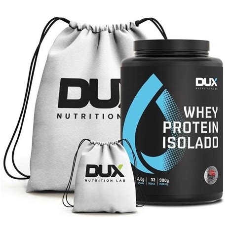 Whey Protein Isolado 900g Mochila Dux Nutrition Lab Chocolate