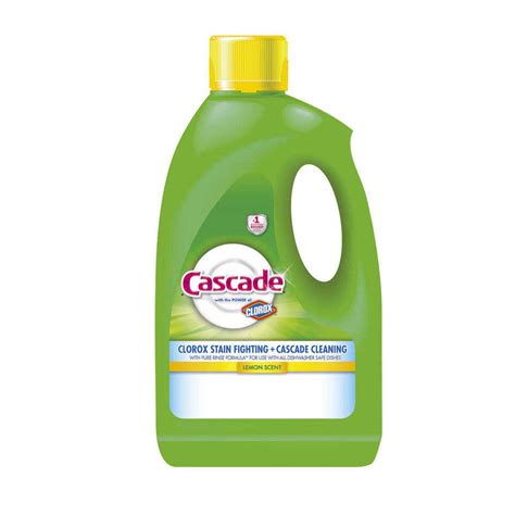 Cascade Gel Dishwasher Detergent Lemon Scent Clorox 75