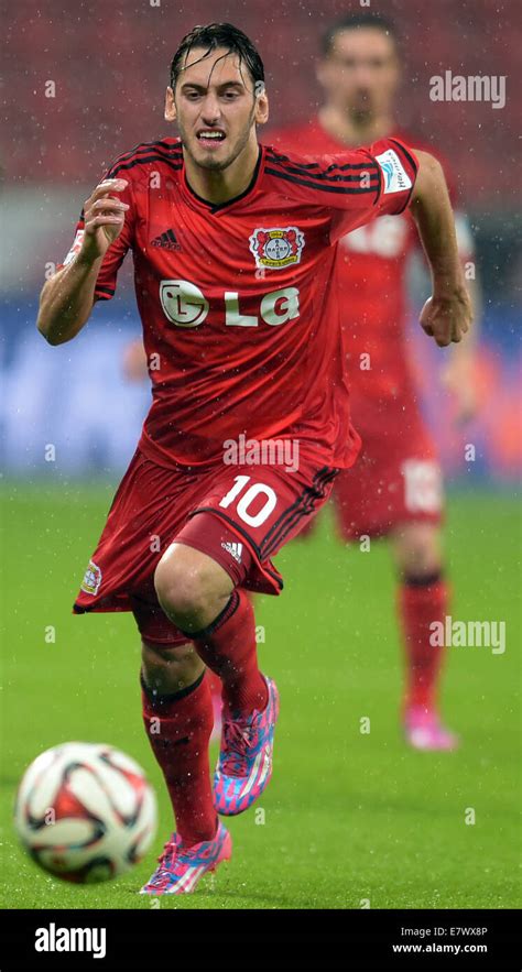 Leverkusen Germany 24th Sep 2014 Leverkusen S Hakan Calhanoglu