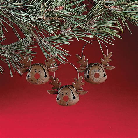 Jingle Bell Reindeer Christmas Ornaments Christmas Ornaments Jingle Bell