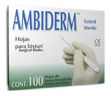 Hojas De Bisturi Ambiderm Acero Inoxidable Dif Medidas Env O Gratis