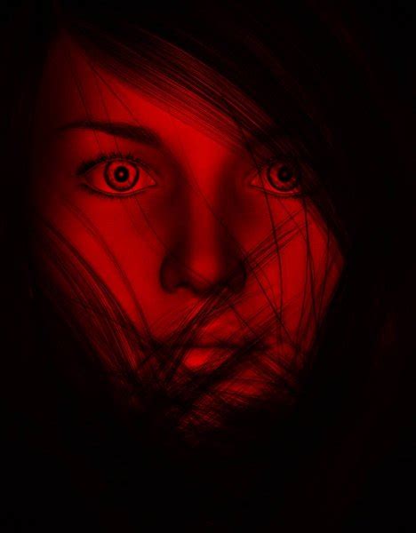 3d Illustration Of Close Up Scary Ghost Woman In The Woodshorror