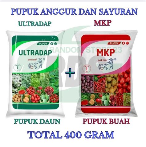 Ultradap MKP Total 400 Gram Pupuk Komplit Daun Dan Buah Cap Paktani