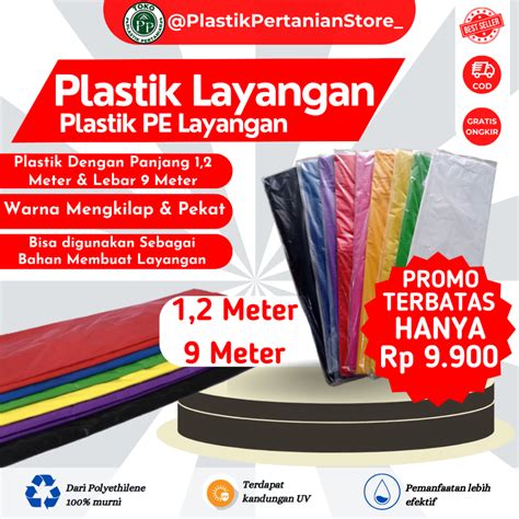 Jual Plastik Layangan Plastik Layang Layang Plastik Warna Lebar Cm