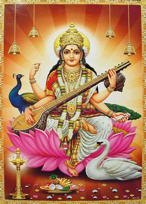 Lord Brahma And Saraswati