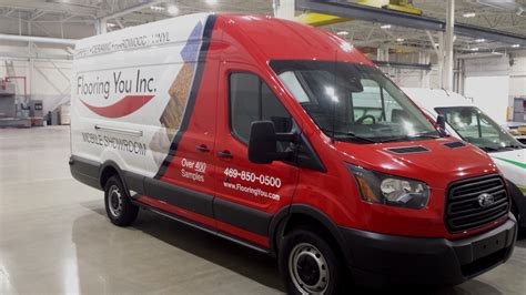 Flooring You Inc Partial Wrap Graphics Ford Transit Vehicle Wraps