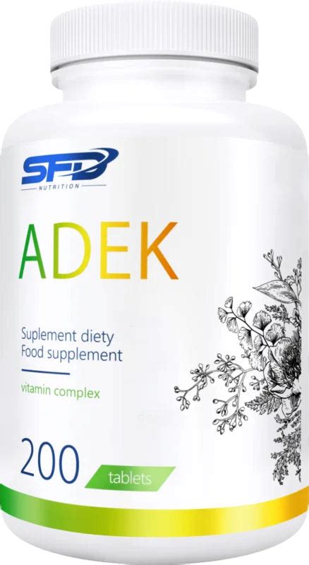 SFD Nutrition ADEK 200 tablets – My Dr. XM