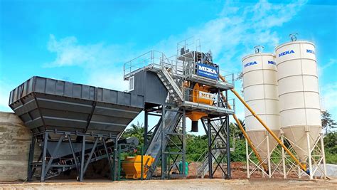 C Compact Concrete Batching Plants Meka