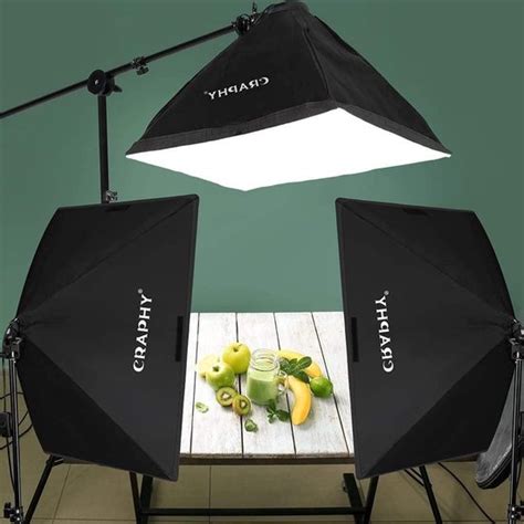 Craphy Professionele Fotostudio Set Daglichtset Studiolampen Set