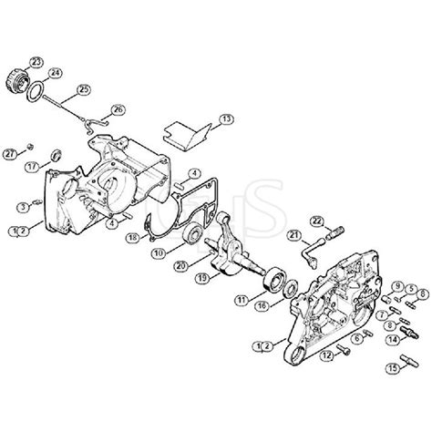 Genuine Stihl Ms A Crankcase Ghs