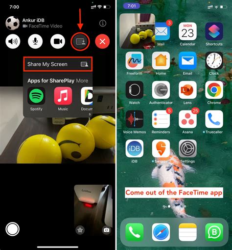 如何在 FaceTime 上共享 iPhoneiPad 或 Mac 屏幕