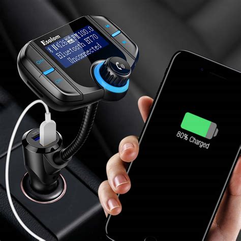 Kit Bluetooth Auto Trasmettitore FM MP3 Per Smartphone Presa