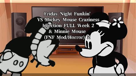 Friday Night Funkinmod Characters Reacts Vs Mickey Mouse Craziness