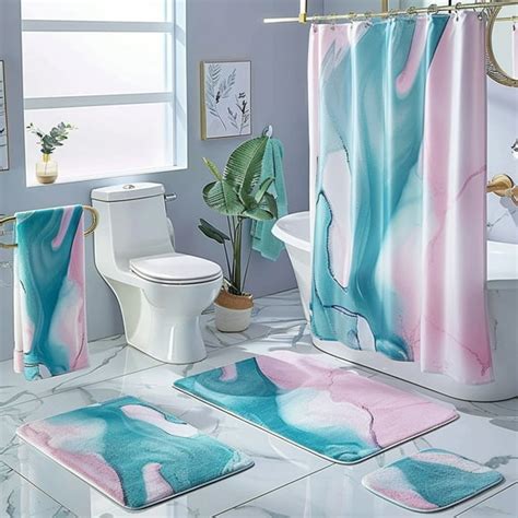 Shower Curtain Matching Window Curtain