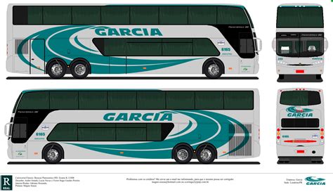 Nibus Em Desenho Garcia Busscar Panor Mico Dd Scania K Ib