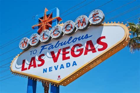 Las Vegas Strip Sign stock photo. Image of fabulous, gaming - 1042752