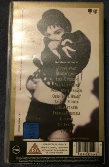 Madonna The Immaculate Collection Vhs Video Eur Picclick It