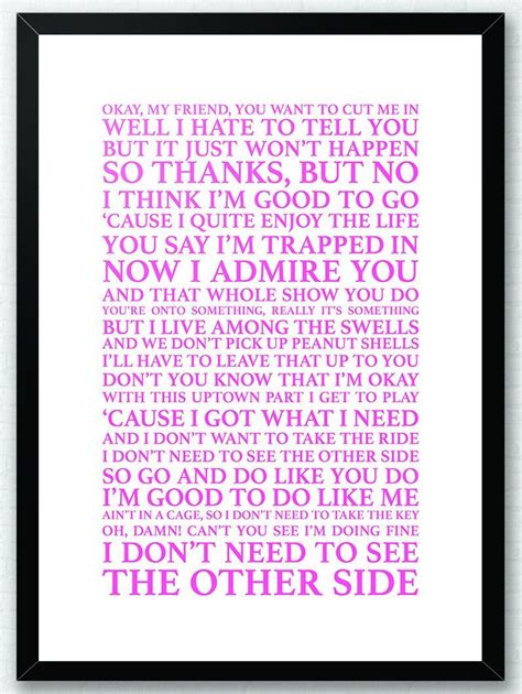 The Other Side The Greatest Showman Lyrics Song Lyrics Etsy The