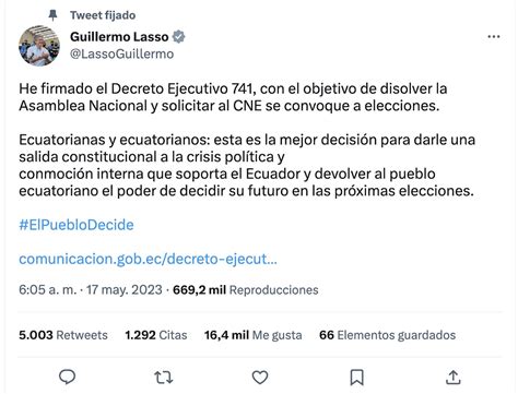 ¿qué Es La Muerte Cruzada Y Qué Está Pasando En Ecuador Con La Disolución Del Congreso