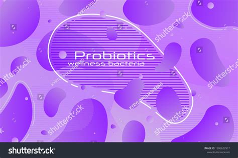 Probiotics Bacteria Vector Design Lactobacillus Vector Stock Vector