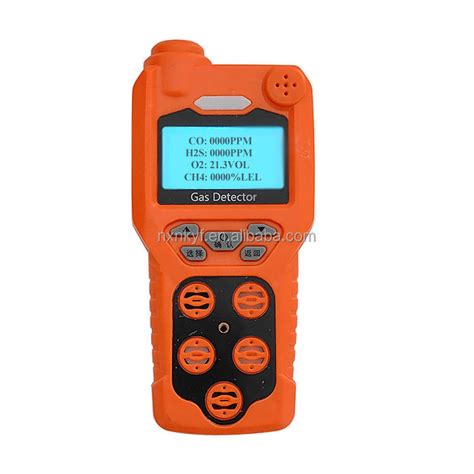 Nkyf CE Atex Portable Multi Gas Detector Co O2 H2s Lel CH4 5 In 1 Gas