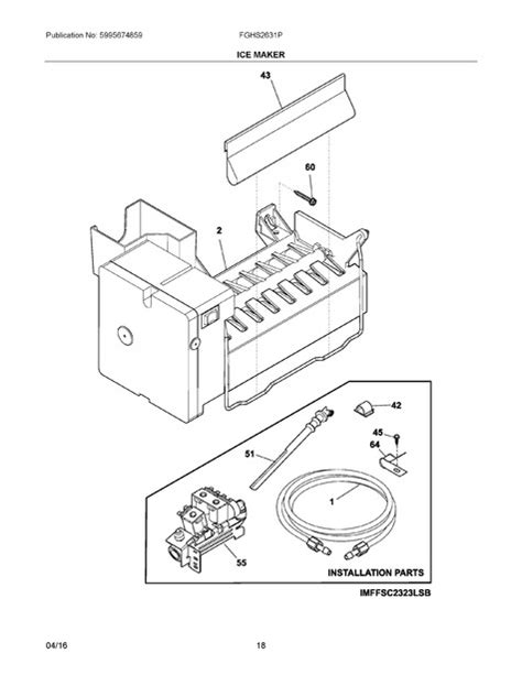 Frigidaire Ice Maker Parts List