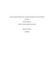 QSO 349 Module 2 Milestone One Docx 2 2 Final Project Milestone One