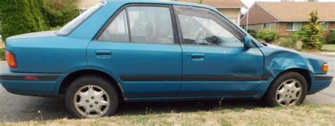 94 Mazda Protege Turquoise Color It Runs Like New Classic Mazda