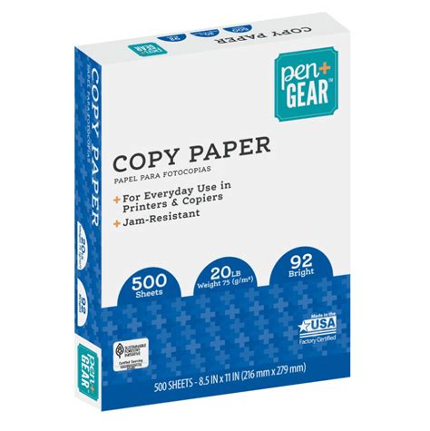 Pen Gear Copy Paper 85 X 11 92 Bright White Nepal Ubuy