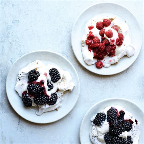 Pavlovas With Fresh Berries Recipe Bon Appétit