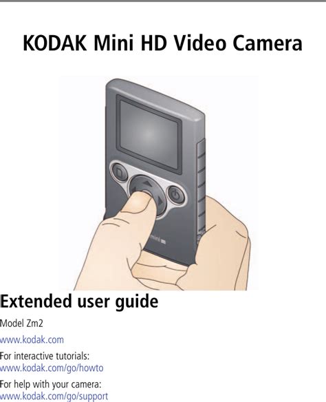 Kodak Zm2 Users Guide Urg 01167