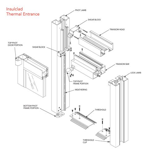 190350500 Standard Entrances Storefront Doors