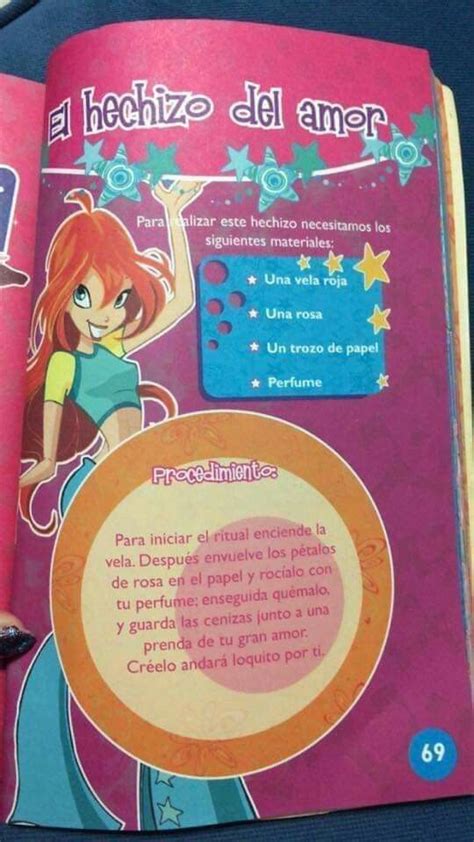 El Hechizo Del Amor Winx Amarre Cosas De Adolescentes Libro De