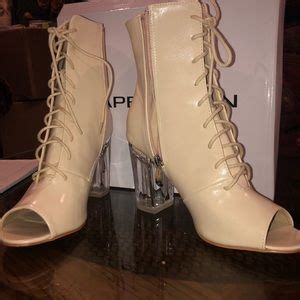 Cape Robbin Shoes Cape Robbin Nude Heeled Boots Poshmark