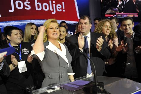 Kolinda Grabar Kitarović već proglasila pobjedu na predsjedničkim