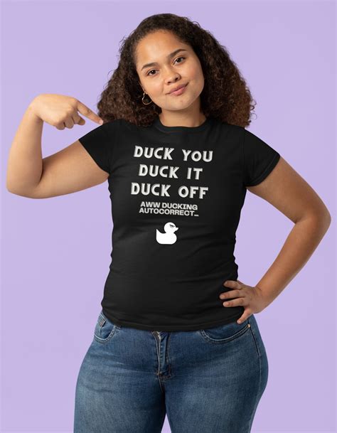 Fuck Off T Shirt Offensive Shirts Fuck You Very Much Duck Etsy