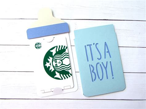 Baby Boy Gift Card Holder It's a Boy Baby Bottle Gift - Etsy