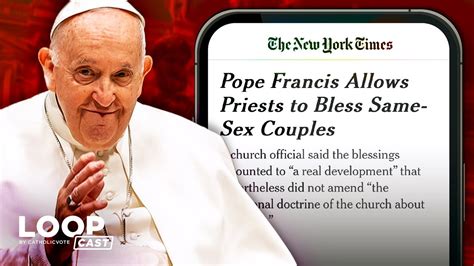 Pope Francis Allows Priests To Bless Same Sex Couples YouTube