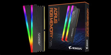 GIGABYTE présente ses modules AORUS RGB DDR4 4400MHz modding fr