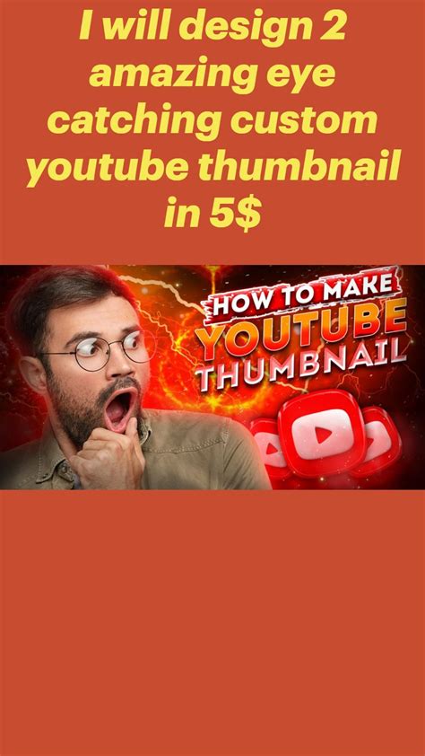 I Will Design Amazing Eye Catching Custom Youtube Thumbnail Artofit