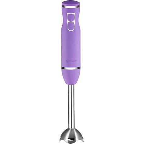 Chefman Immersion Stick Hand Blender Stainless Steel Lavender